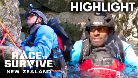 A 40-Foot Leap of Faith | Race to Survive: New Zealand (S2 E1) | USA