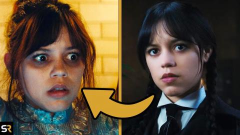 Jenna Ortega in Beetlejuice Beetlejuice VS Wednesday