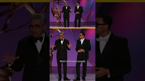 Or maybe EVERYONE is an ally??? ????????️‍???? #Emmys #DanLevy #EugeneLevy