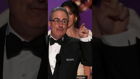 #JohnOliver thanks his late dog during his #Emmy acceptance speech. ❤️ #Shorts