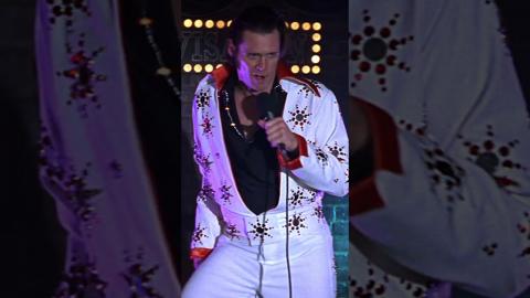 Jim Carey Does Elvis Presley! #ManOnTheMoon