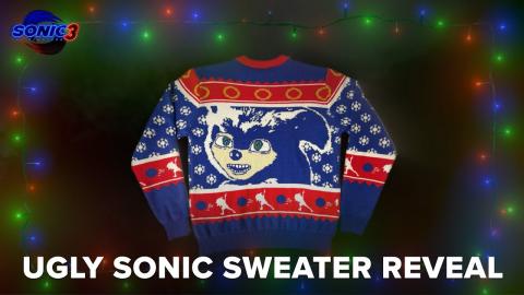 Sonic the Hedgehog 3 | Ugly Sonic Sweater Reveal (2024 Movie)