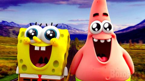 SpongeBob & Patrick's biggest sugar rush ever! | The SpongeBob Movie: Sponge Out of Water | CLIP