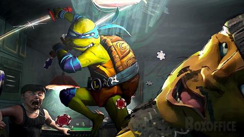 TMNT fights ALL the gangsters in New York | Teenage Mutant Ninja Turtles: Mutant Mayhem | CLIP