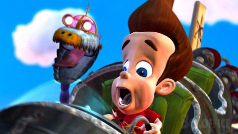 Jimmy crashes his homemade spaceship | Jimmy Neutron: Boy Genius | CLIP