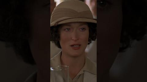 Meryl Streep's Farewell Drink #OutofAfrica #Shorts