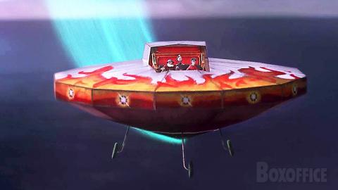 The Christmas UFO | Arthur Christmas  | CLIP