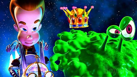 Jimmy Neutron blows up alien spaceships