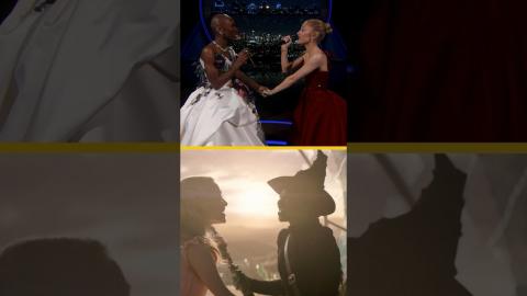 10 minutes into the #Oscars and we are already defying gravity. #CynthiaErivo #ArianaGrande #Shorts