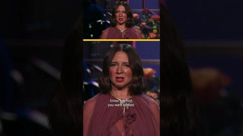 “You were ROBBED!” ???? #MayaRudolph #Emmys #Shorts