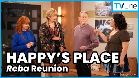 'Reba' Reunions on 'Happy's Place' | McEntire, Melissa Peterman, Steve Howey, Christopher Rich