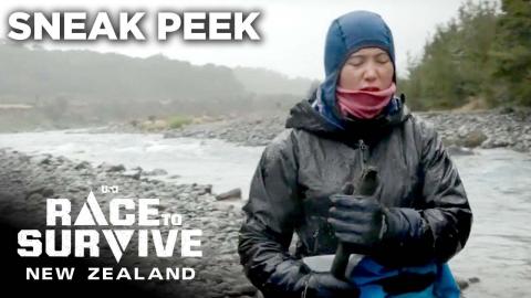 SNEAK PEEK: It's Wet, Freezing, and Food is Scarce | Race To Survive: New Zealand (S2 E3) | USA