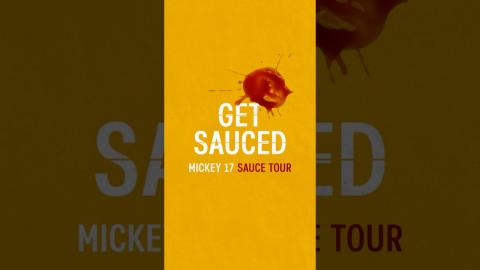 We’re double dipping in 17 kinds of sauces on the #Mickey17SauceTour!