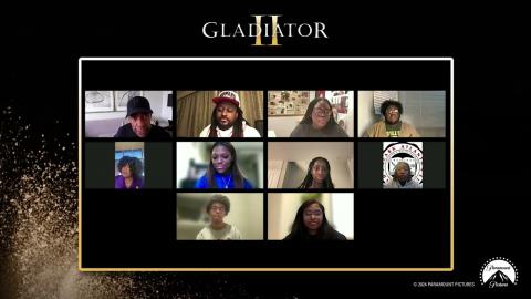 Gladiator II | HBCU Student Roundtable with Denzel Washington