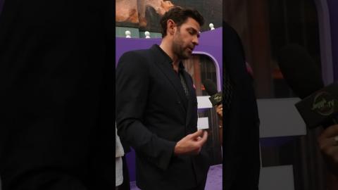 John Krasinski explains ????️ how his children inspired him to create #ifmovie