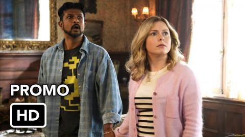 Ghosts 4x02 Promo "Sam's Dad" (HD) Rose McIver comedy series