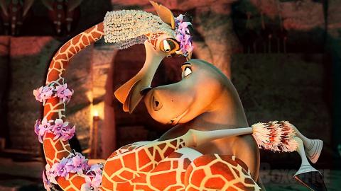 Giraffe + Hippo: The Greatest Love Story Ever | Madagascar: Escape 2 Africa | CLIP