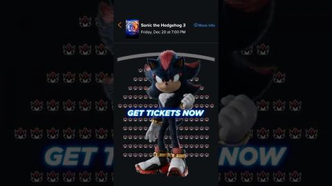 Tickets are going FAST. ???? Experience the Ultimate Showdown in theatres today. #SonicMovie3