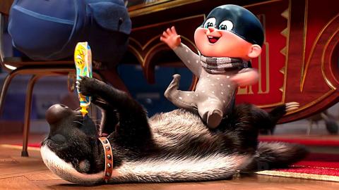 Baby Gru pets the most dangerous Honey Badger in the World | Despicable Me 4 | CLIP